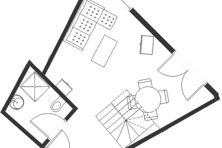 Grundriss - Wohnung Müller Thurgau