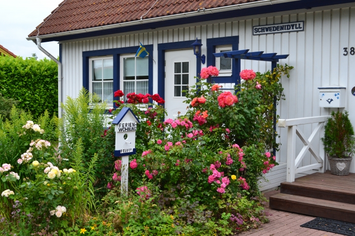 Vorgarten mit Blick auf Ihre Ferienwohnung