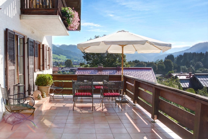 Terrasse im Erdgeschoss