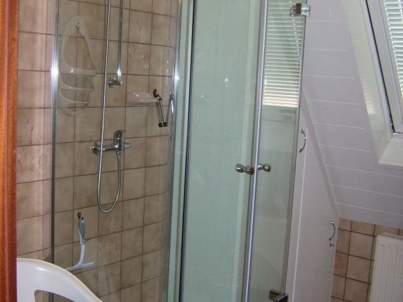 Dusche mit WC
