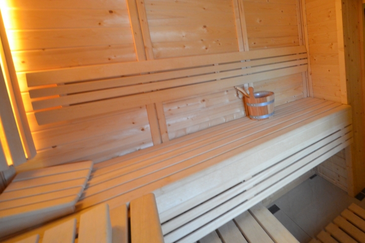 Jeweils Sauna in Bel Air und in Bel Monte