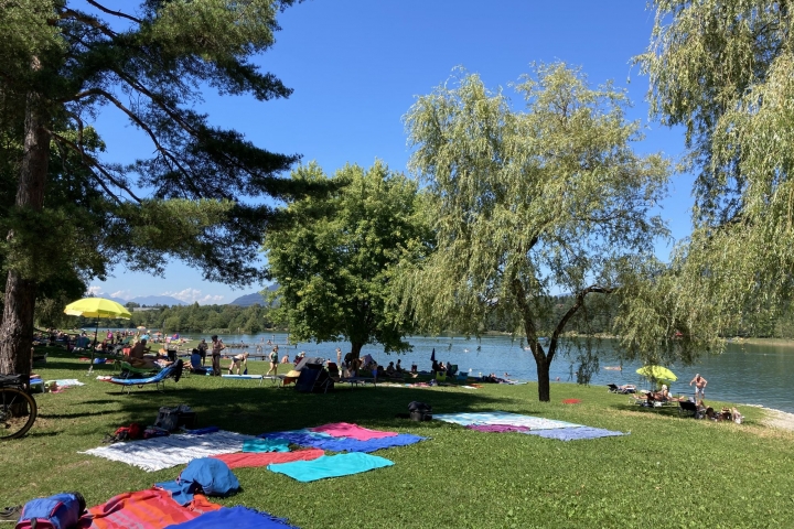 wunderschöner See (Ferlacher Badesee), ca. 11 km