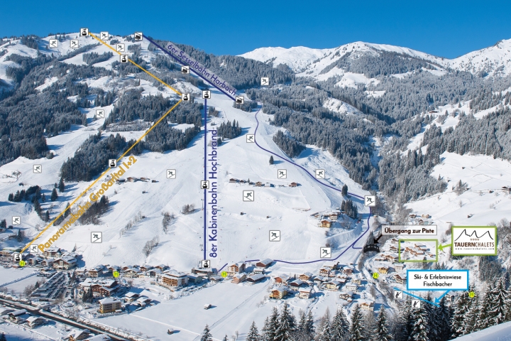 Lage der Tauernchalets