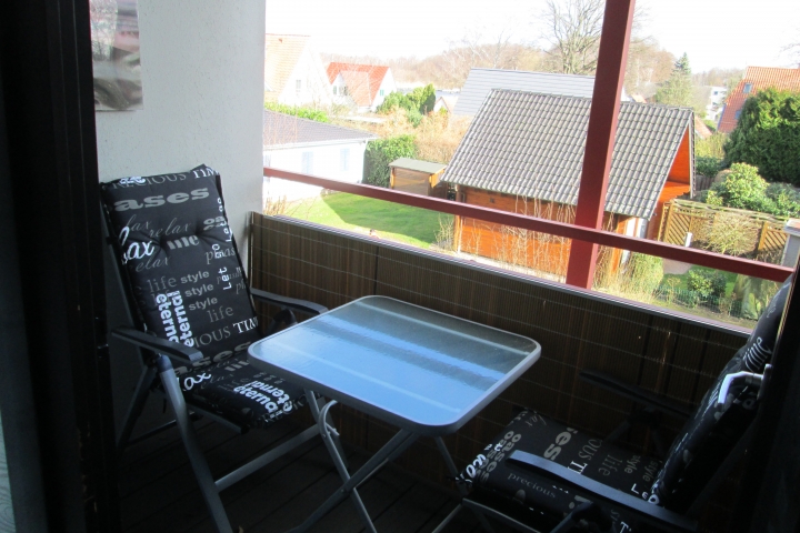 Balkon mit Blick auf das Steinhuder Meer