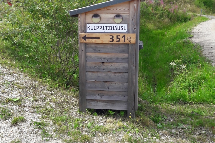 Blick auf Skipiste und Moslebauer-Hüttn