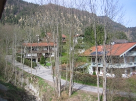 Blick vom Balkon Richtung Nordosten im Frühling