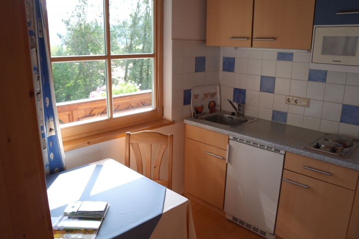 Küche mit Fenster nach Osten