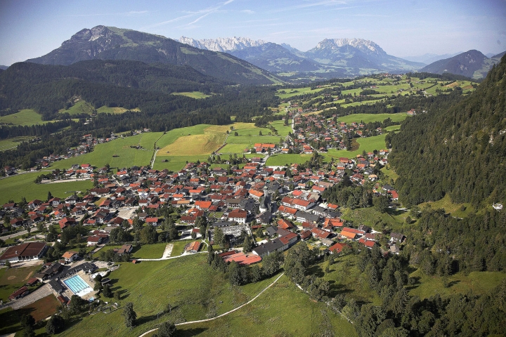 Reit im Winkl aus der Luft - Blick nach Westen