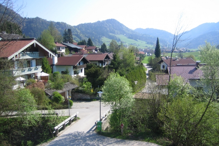Blick vom Balkon der Ferienwohnung 2 + 3