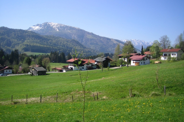Blick vom Haus nach Südwesten