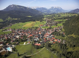 Reit im Winkl aus der Luft - Blick nach Westen