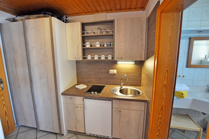 Küchenzeile in dem Appartement 