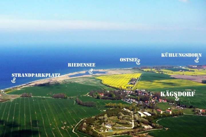 Die Umgebung von Kägsdorf
