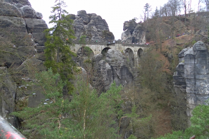 Blick auf die Bastei