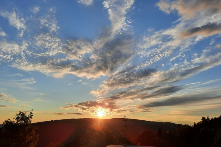Sonnenuntergang genießen