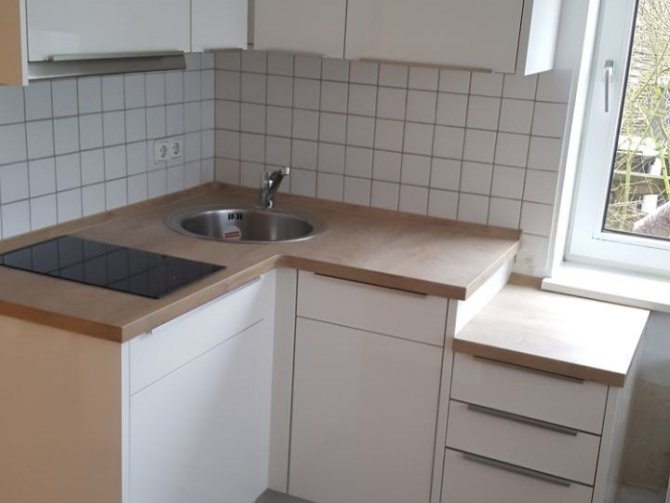 Ferienhaus Lütje Gaadt | Neue Küche mit kleiner Spülmaschine ab Januar 2018