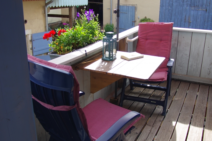 Balkon von der Küche aus zugänglich