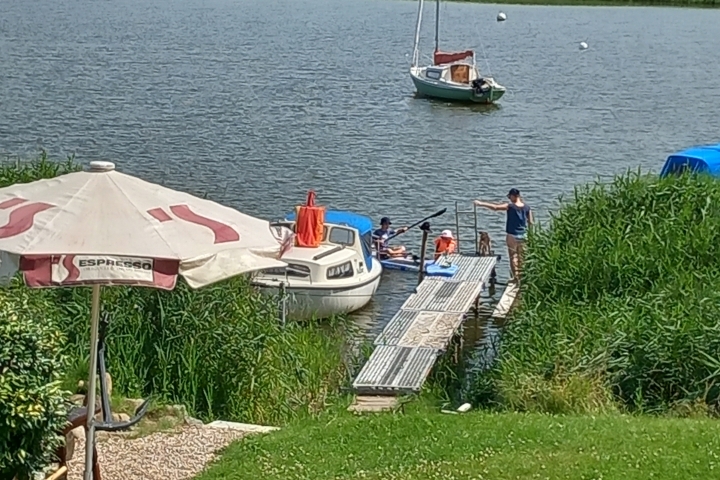 Baden am Bootsteg