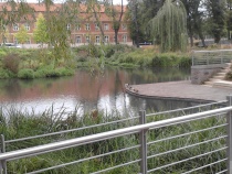 Nuthepark im Zentrum mit Blick zum Vierseithof