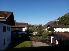 Fewo Diana Ausblick vom Balkon in Richtung Österreich
