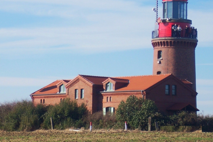 Der Leuchtturm Bastorf, mit Besichtigung und Cafe