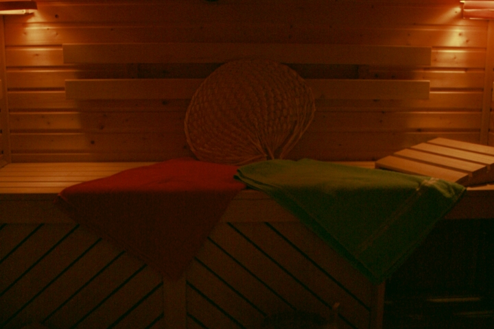 Wellness. Großzügige, finnische Sauna, mit Sauna Henki