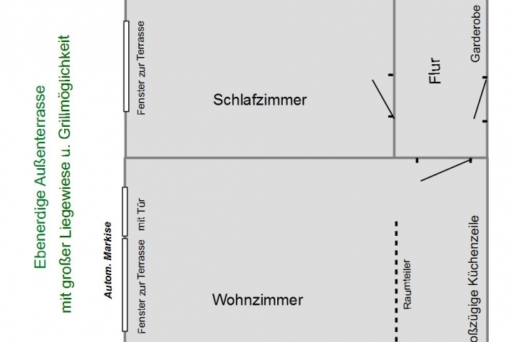 Grundriß, 42 pm