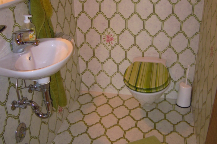 Die separate Toilette!
