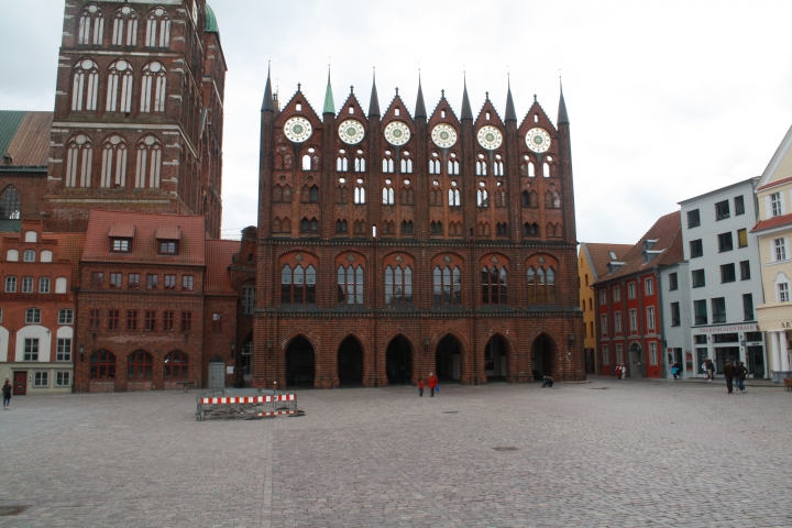 Rathaus Stralsund - weltberühmte Backsteingotik