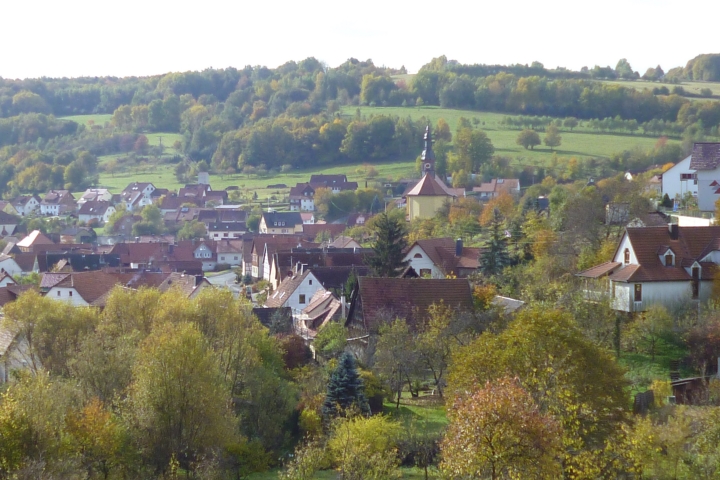 Blick auf das Walddorf Schmalwasser