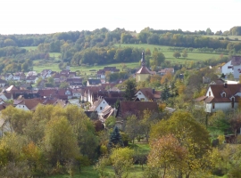 Blick auf das Walddorf Schmalwasser