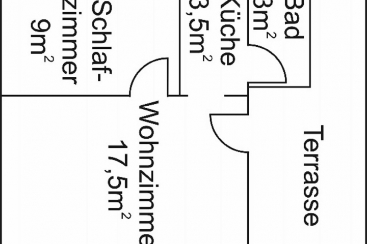 Grundriss des Bungalows