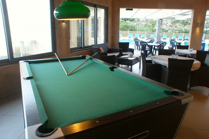 Billard und eigener Minigolfparkur stehen zur Verfügung