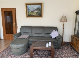 Wohnzimmer mit Schlafcouch 