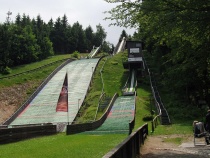 Sprungschanze auf den Kottmar ( 583m )