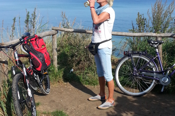 kurze Pause auf dem Weg nach
Kühlungsborn