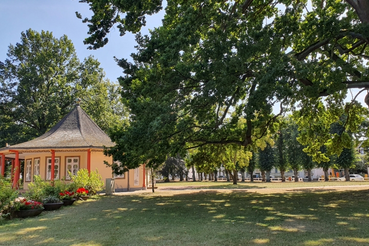 Der rote Pavillon auf dem Kamp in
Bad Doberan