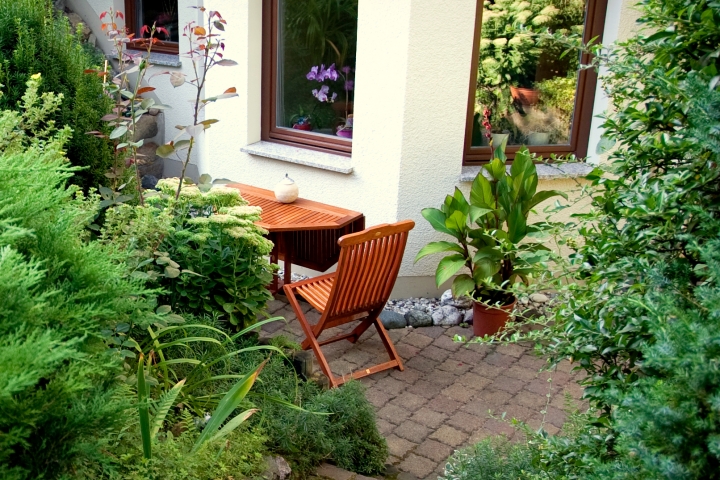 idyllische Terrasse