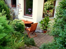 idyllische Terrasse