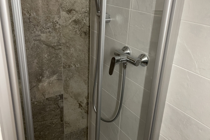 …die neue Dusche!