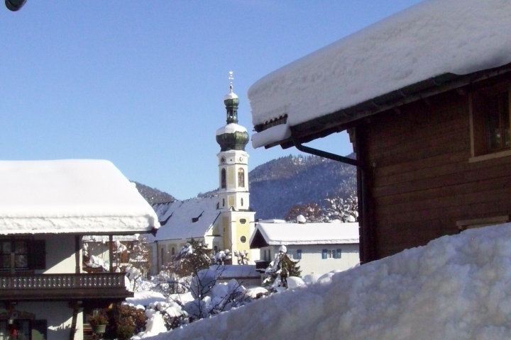 Blick zur Kirche