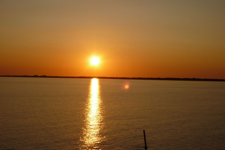 Sonnenuntergang am Wattenmeer
