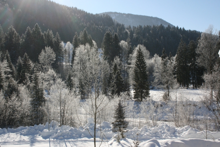 Blick vom Winter-Balkon