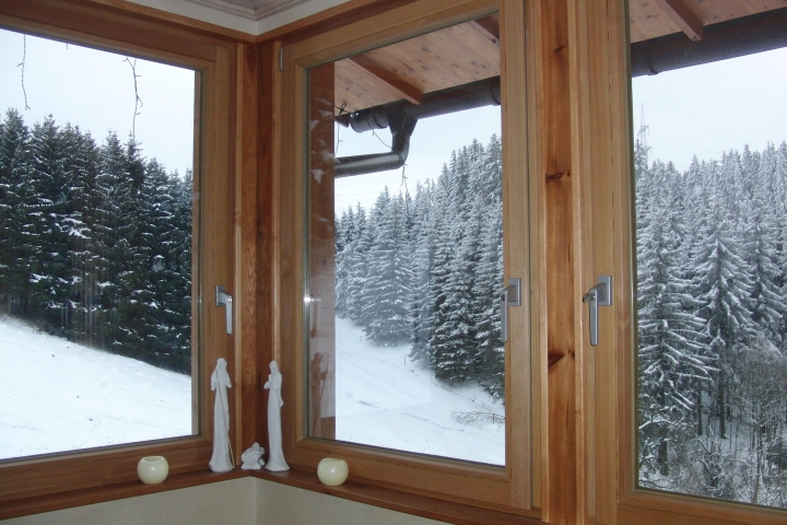 Wintertraum direkt vor der Hütte