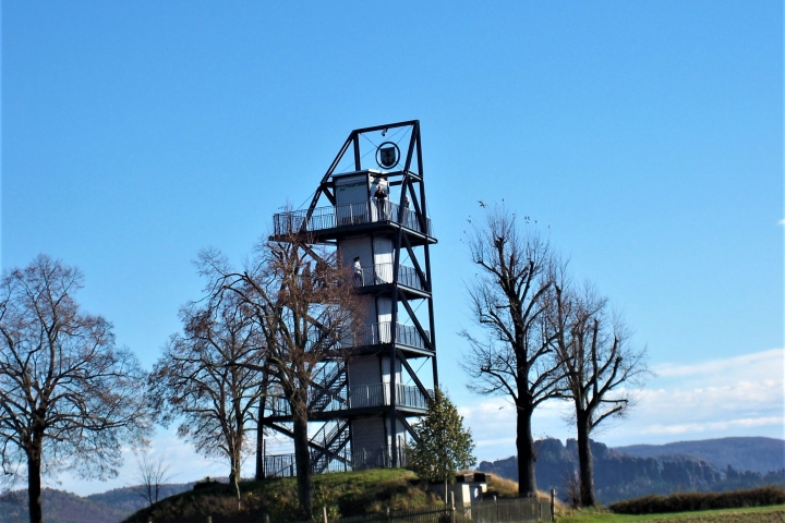 Aussichtsturm in Rathmannsdorf Höhe