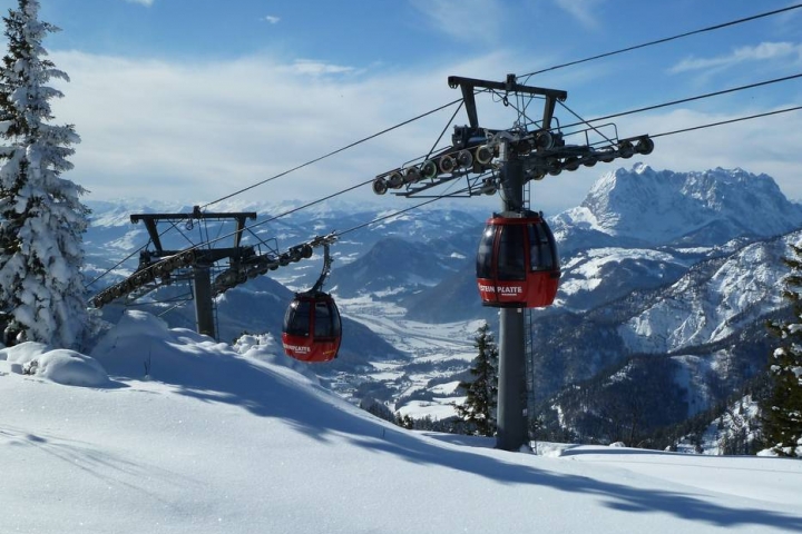 Gondelbahn zur Winklmoosalm