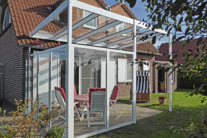 Ferienhaus Haus Schonerweg | Haus Schonerweg - Ansicht vom Garten her