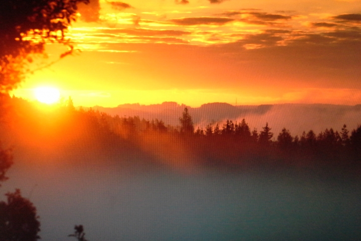 Sonnenuntergang in Dörflas