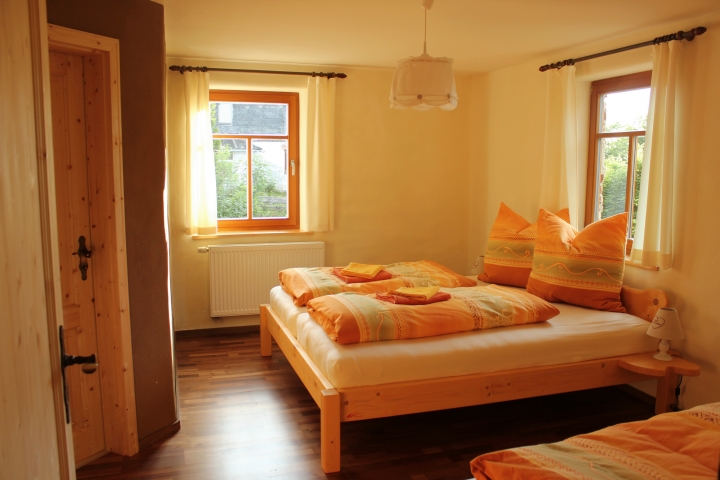 das Schlafzimmer der Lerchenwohnung