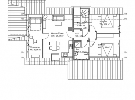 Grundriss der Wohnung